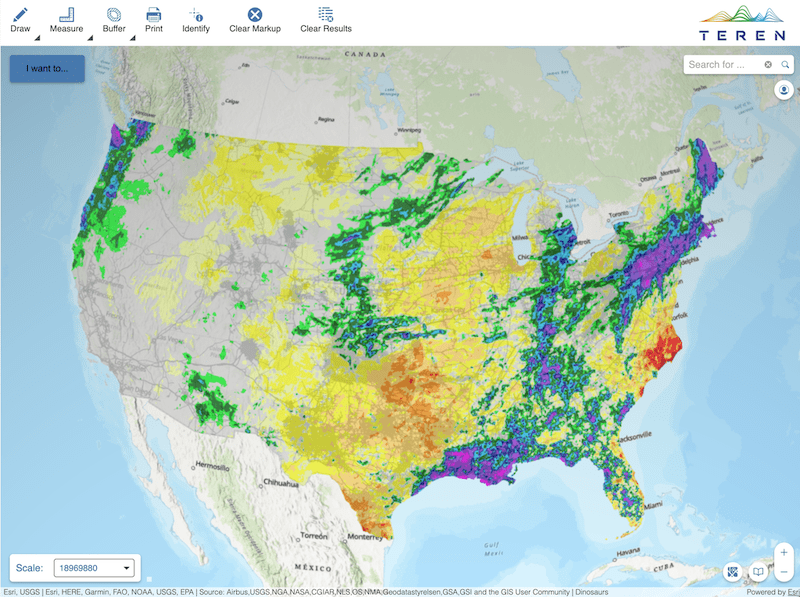 Teren Nationwide Hazard Model Weather Summary