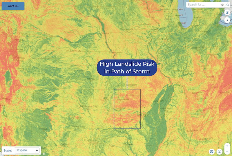 High Landslide Risk